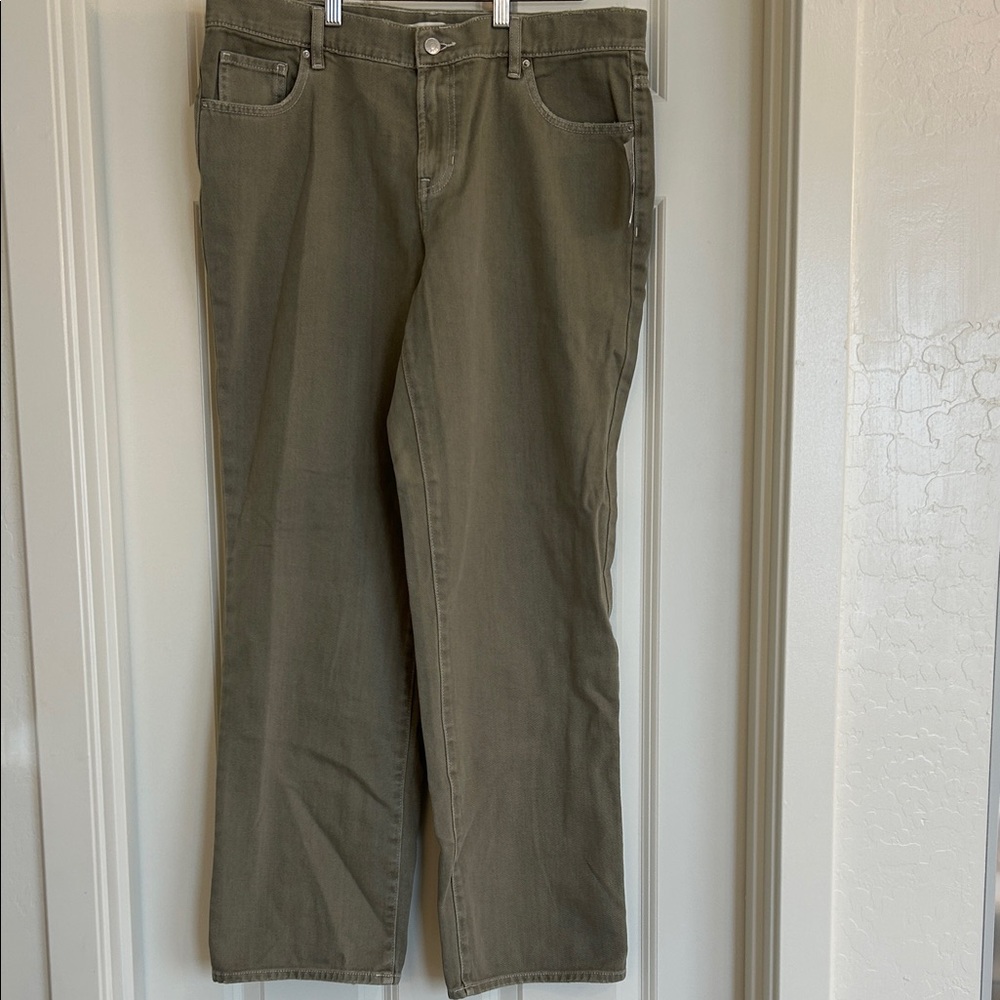 NWT PacSun Sage Green 100% Cotton Boyfriend Jeans | Size 31 | Olive Denim